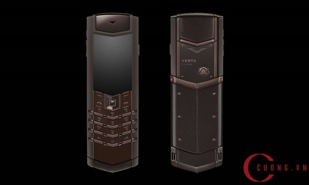 Vertu Signature S Pure Chocolate Stainless Steel mới 01